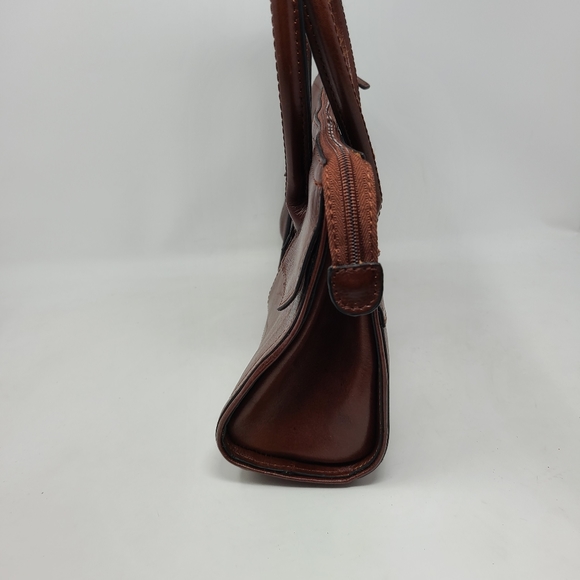 Wilsons Leather Vintage Handbag Bag Brown Shoulder - Picture 2 of 11